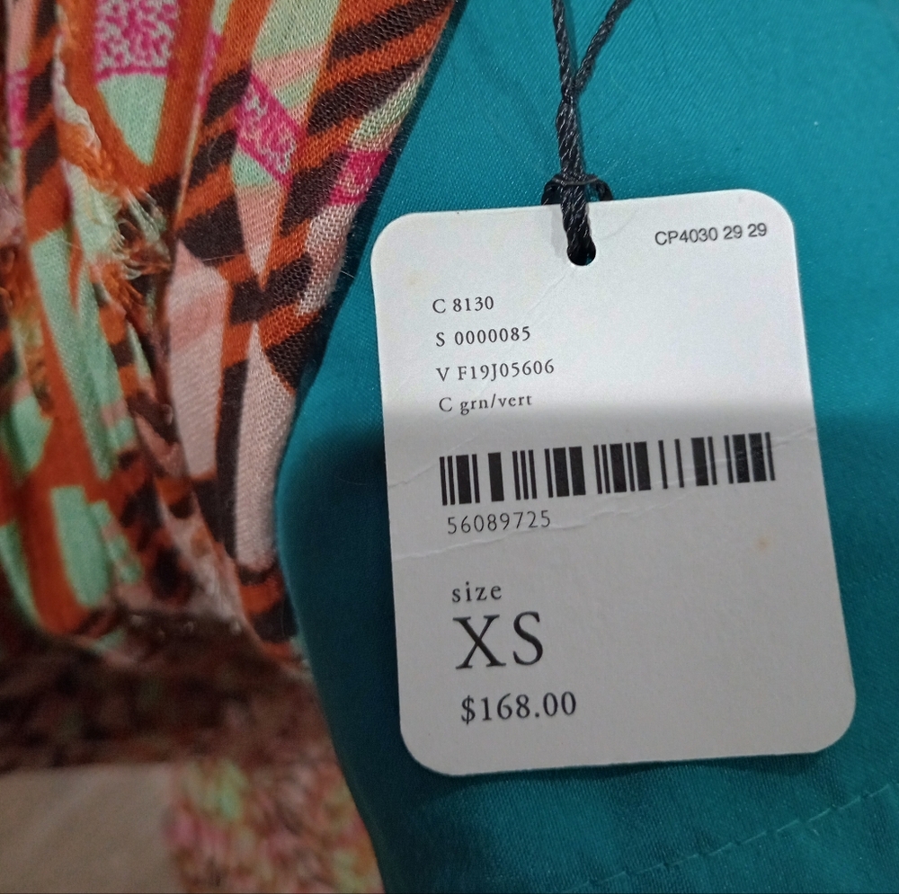 NWT Free People Women's Sahara Bohemian XS Multicolor Patterned Jumpsuit - Picture 6 of 16